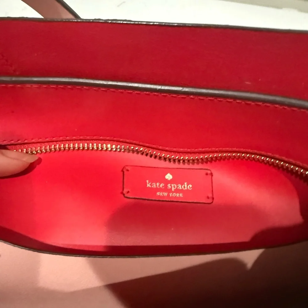 Kate Spade Magnolia Street Tote - pink and red - Picture 6 of 6